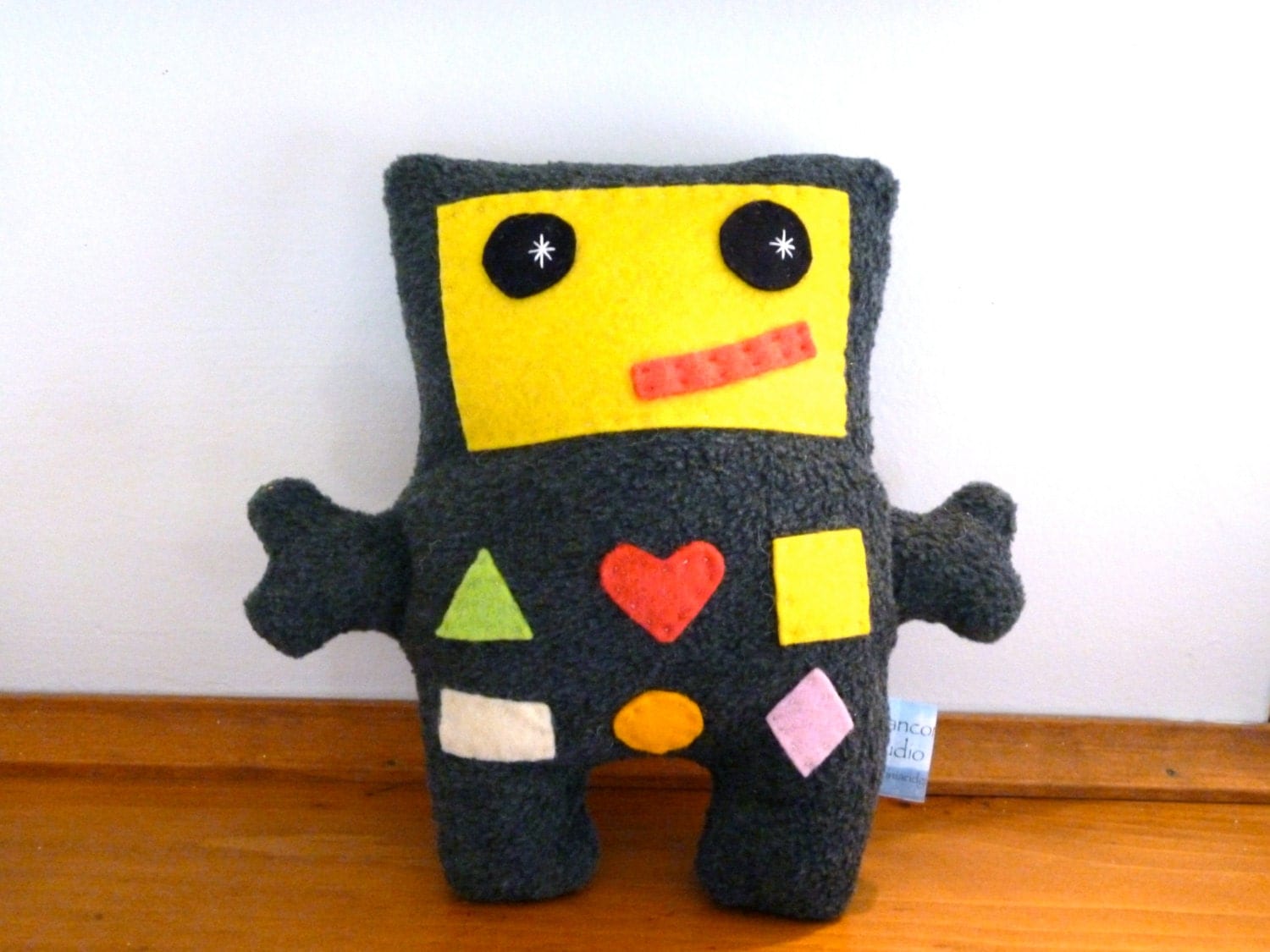 Stuffed Robot Plush Shapes and Colors Robot Toy Kids