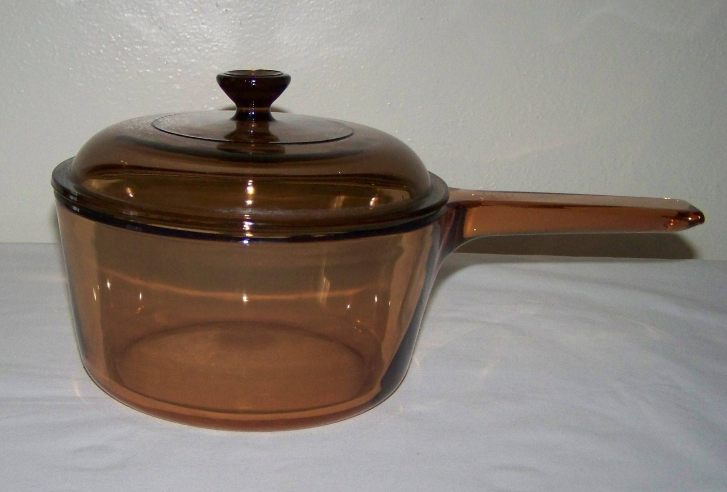 Corning Visions Glass Amber Cookware Sauce By Thorolymodernvintage 8265