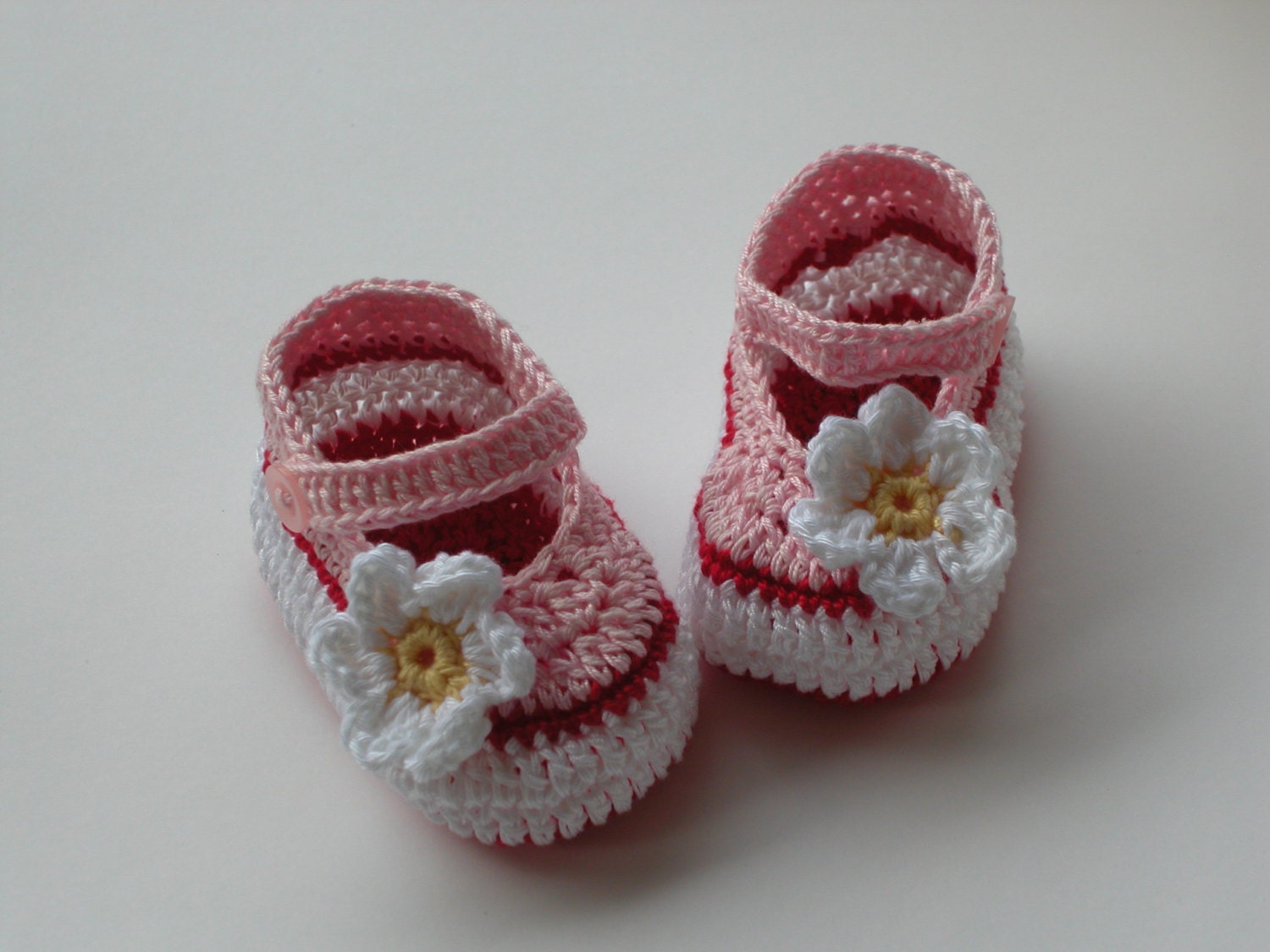 Tinas handicraft  baby crochet shoes
