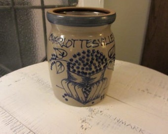 Antique Crock Satterlee & Mory Fort Edward by WendyHuntersWindow