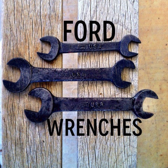 Antique Vintage Ford Wrenches Ford Tools by EastSupplyCo on Etsy