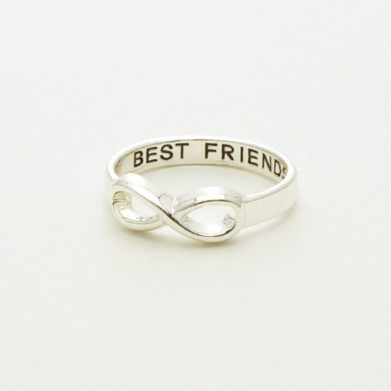 Best Friends Infinity Ring in Silver / R045S by silverholic