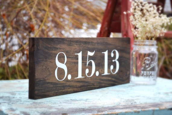 Rustic Save The Date Signs 8