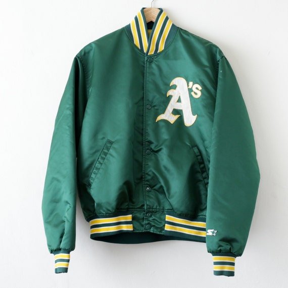 VTG 1980s Oakland Athletics Starter Jacket Sz. L Large Coat