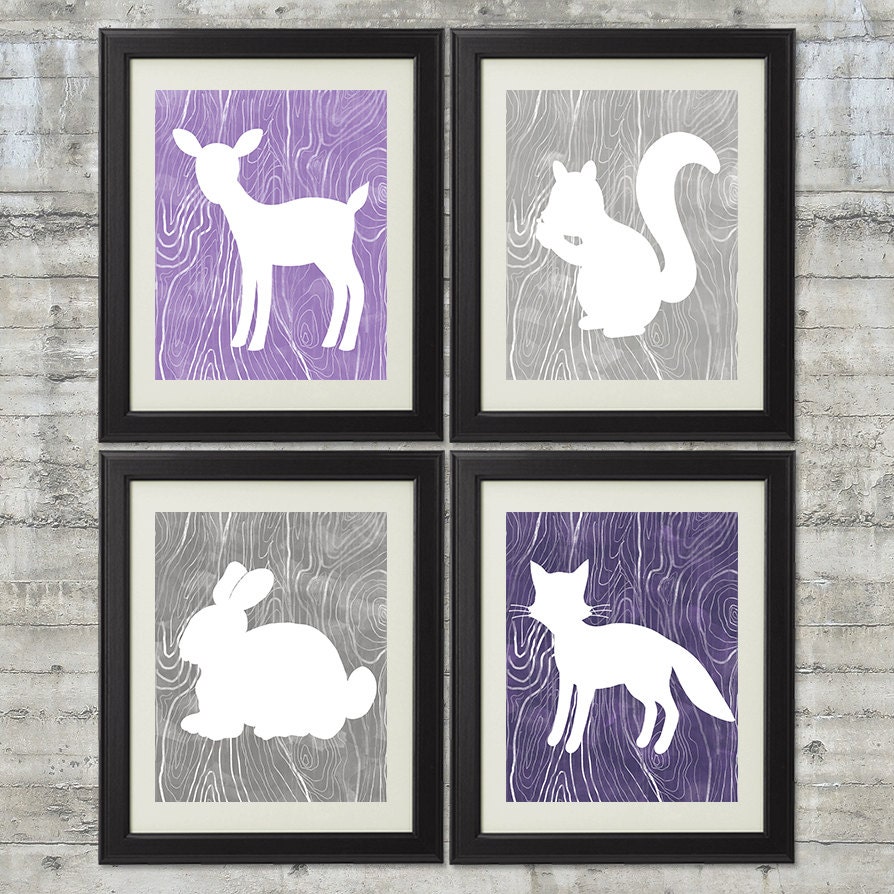 Woodland Nursery Art Forest Nursery Art Forest Animals