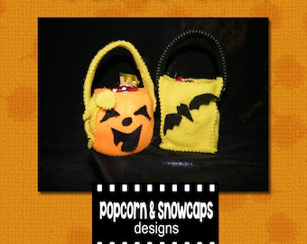 Trick -or- Treat Bag Patterns for 18" dolls