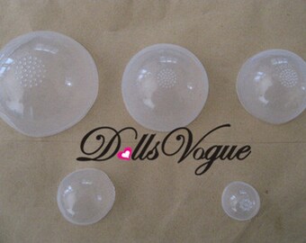 DV2-001~ DV2-005 Silicon Wig Cap for SD, MSD 1/4, 1/6 yosd, 1/8 yosd Bjd Dollfie Doll Head Cover - high quality
