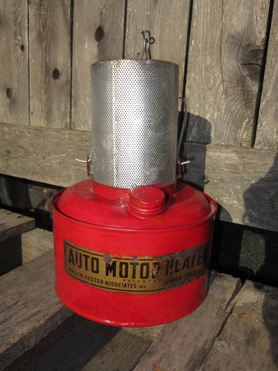 Vintage Wallin Foster Auto Motor Heater