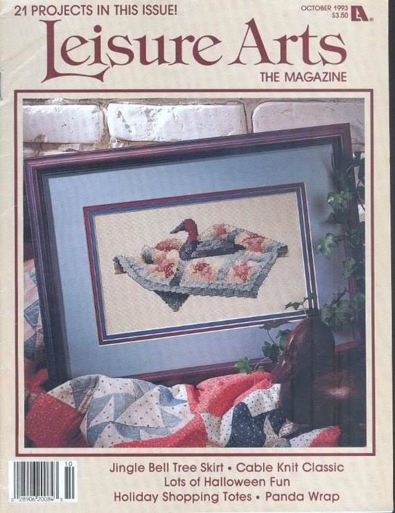 Cross Stitch Patterns Leisure Arts by SewWhateverAndGifts on Etsy