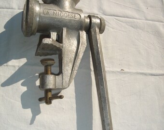 Very old pure aluminum chopper. Very old chopper pure aluminum.