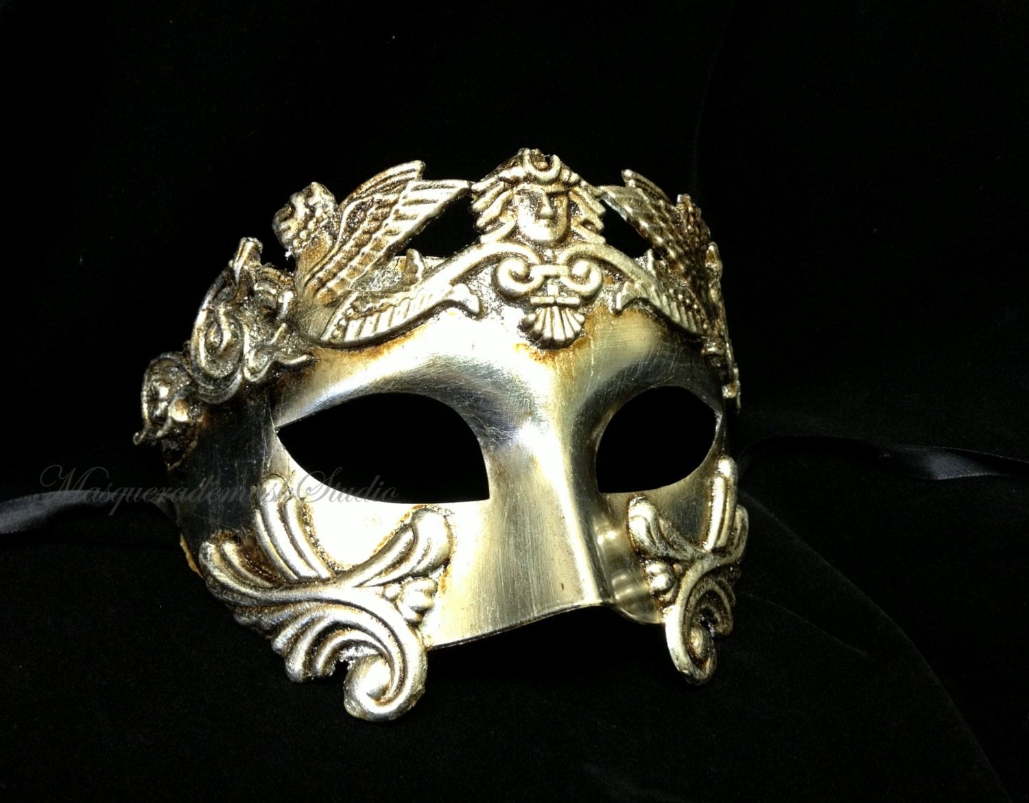 Mens Masquerade Mask for Men Roman by MasquerademaskStudio on Etsy