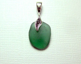 Sea Glass Jewelry Pendant Beach Glass