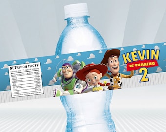 Toy Story Water Bottle Label