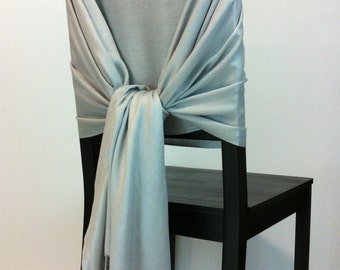 Light Gray pashmina , pashmina scarf, pashmina shawls, wedding shawls, pashmina wrap, bridesmaid shawls, wedding favors, chair covers