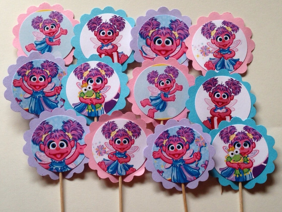 ABBY CADABBY Sesame Street Cupcake Toppers