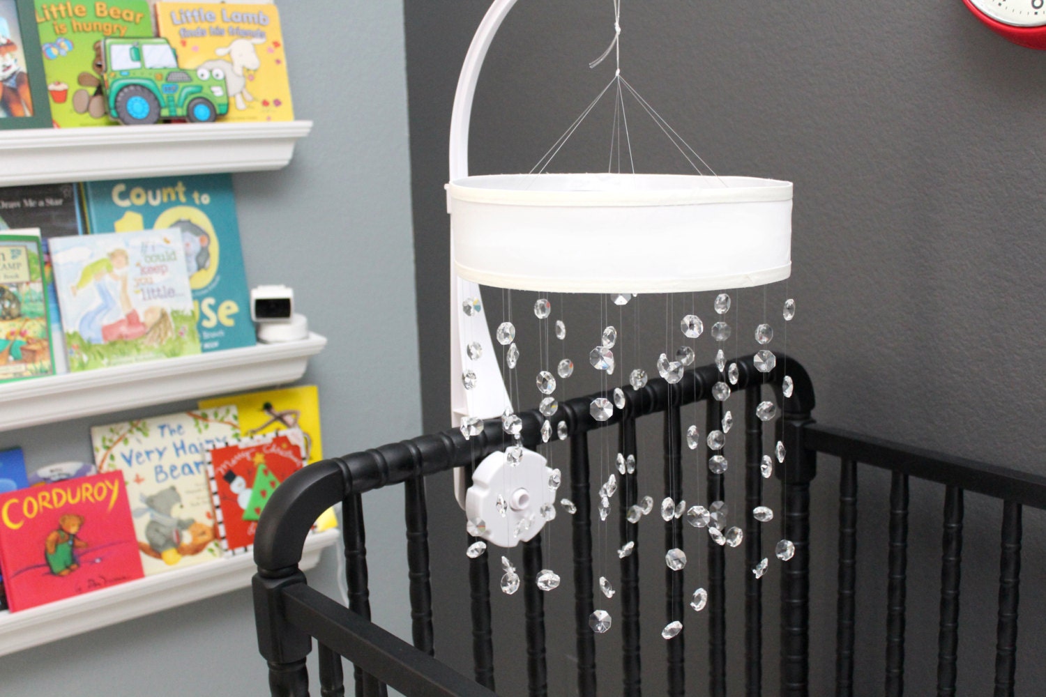 Baby mobile nursery mobile baby girl mobile crystal mobile