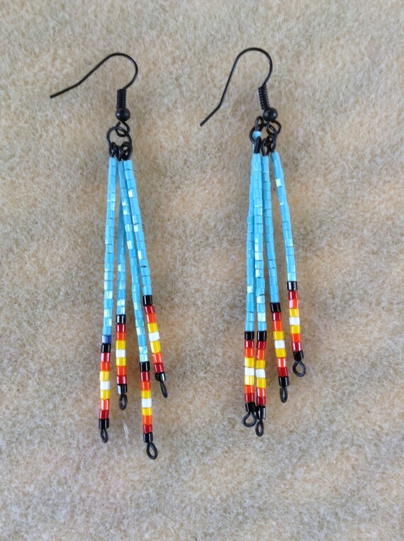 Items similar to Seed bead earrings on Etsy