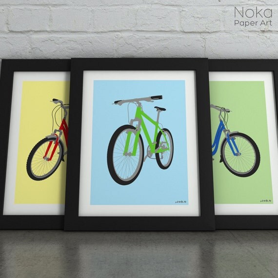 Items similar to Bicycle Print // Digital instant download // Highly