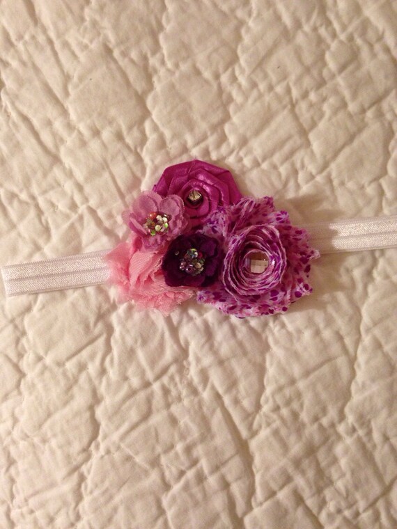 Vintage baby girl headband vintage baby headband pink