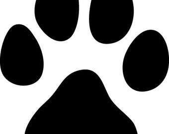 Dog Paw Prints | Wall Decal | Removable Decor | DIY Sign