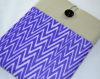 Chevron Nexus 7 HD Cover, Kindle Case, eReader Case with Pocket for Paperwhite, Nook, Galaxy Tab 3, Custom Size Available. Herringbone case