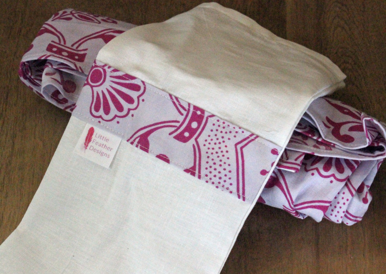 Nursing Cover With Coordinating Muslin by LittleFeatherDesigns