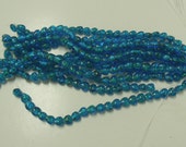 FBC2478 Foil Heart Glass Beads