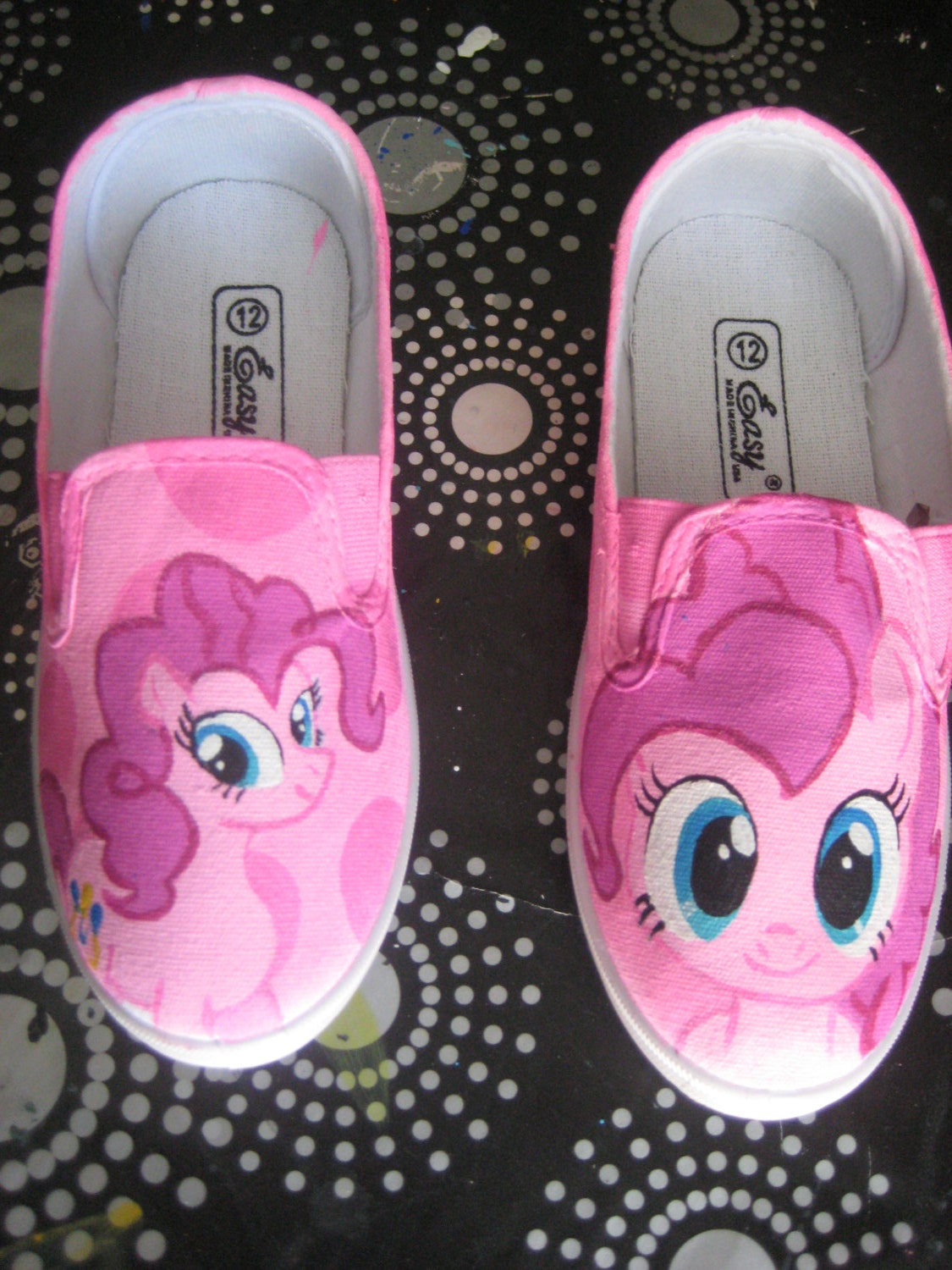Pinky Pie shoes any size MADE TO ORDER