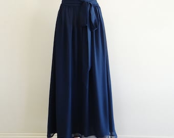 Long maxi skirt | Etsy
