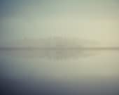 Lake photography, Morning mist, Fog in Finland, Nature art print, Nordic mood, Scandinavia, Poster, Landscape, 12" x 8", 30 cm x 20 cm