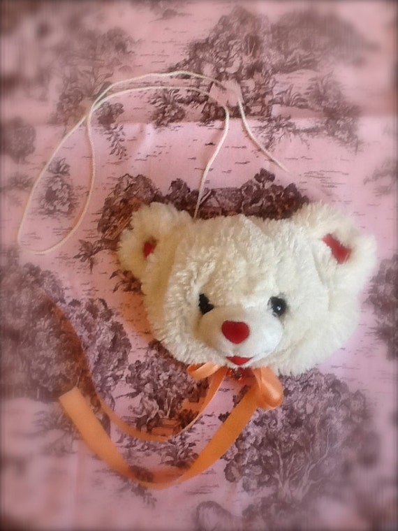 teddy bear head purse