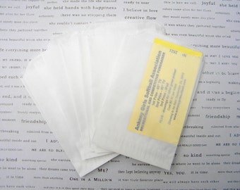 Mini Glassine Bags, 3 1/4 x 4 3/4" Traditional PEANUT Size, Wedding favor Bag, Food Safe, Treat Bags Confetti Bag, Candy Buffet Bag