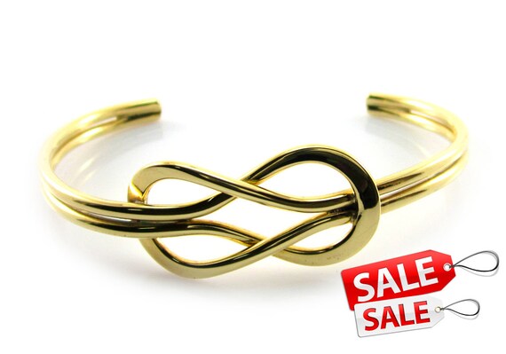 Gold Cuff Bracelet Gold Bracelet Cuff Gold Brass Cuff Bracelet Gold Brass Bracelet Cuff Gold Knot Bracelet Cuff Knot Bracelet Knot Cuff 030