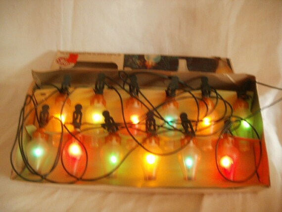 vintage christmas ge colonial lights strand 12 in original box vintage christmas ge colonial lights strand 12 in original box