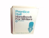 Handbook for Writers 1974 Prentice Hall Vintage Text Book Handbook for Writers 1974 Prentice Hall Vintage Text Book