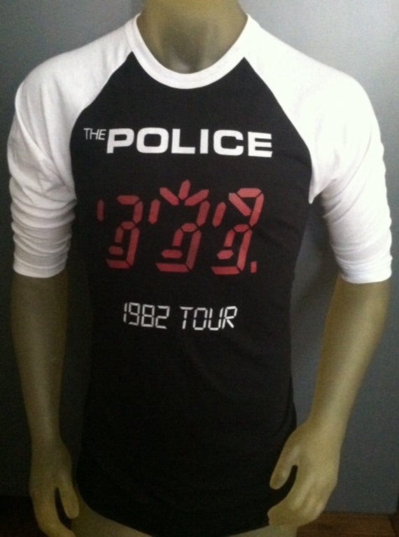 the police concert shirts
