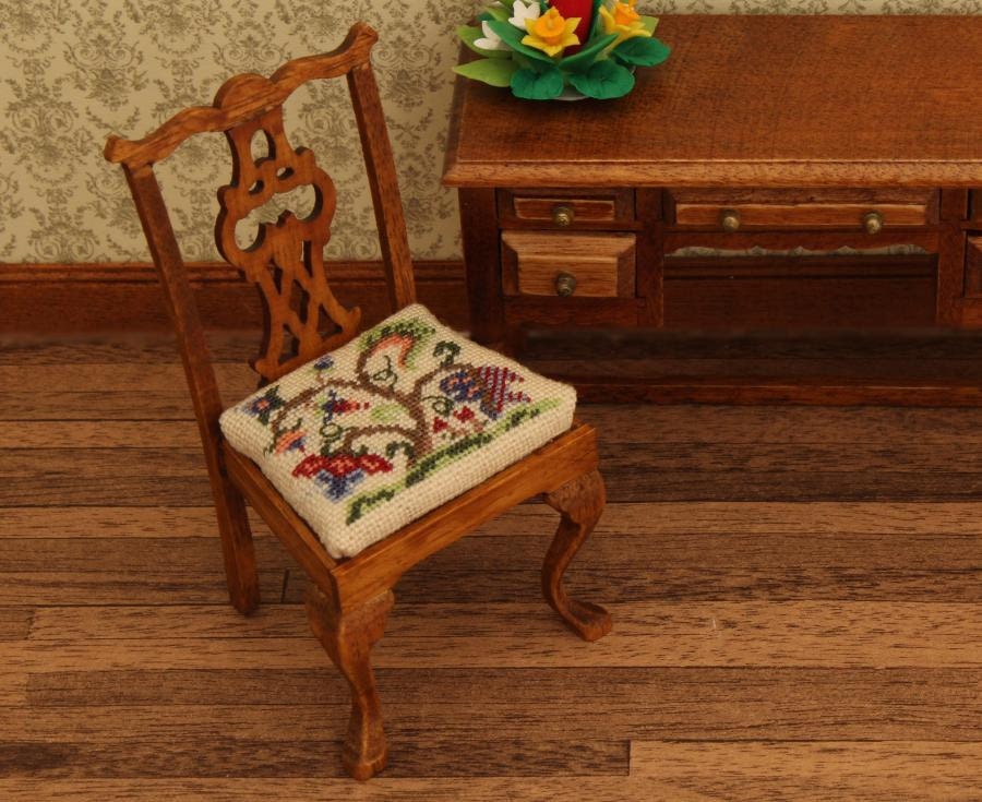 112 dining chair KIT needlepoint embroidery Tree of life