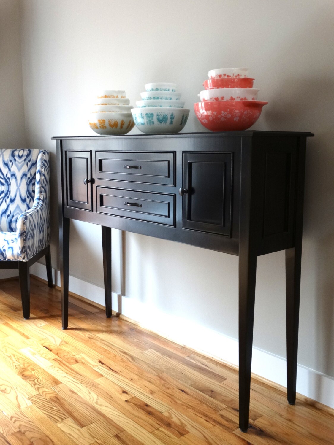 Elegant Maple Huntboard Sideboard Buffet