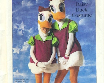 Simplicity 7734 DAISY DUCK COSTUME Adult Small Pattern Bust 32 - 34