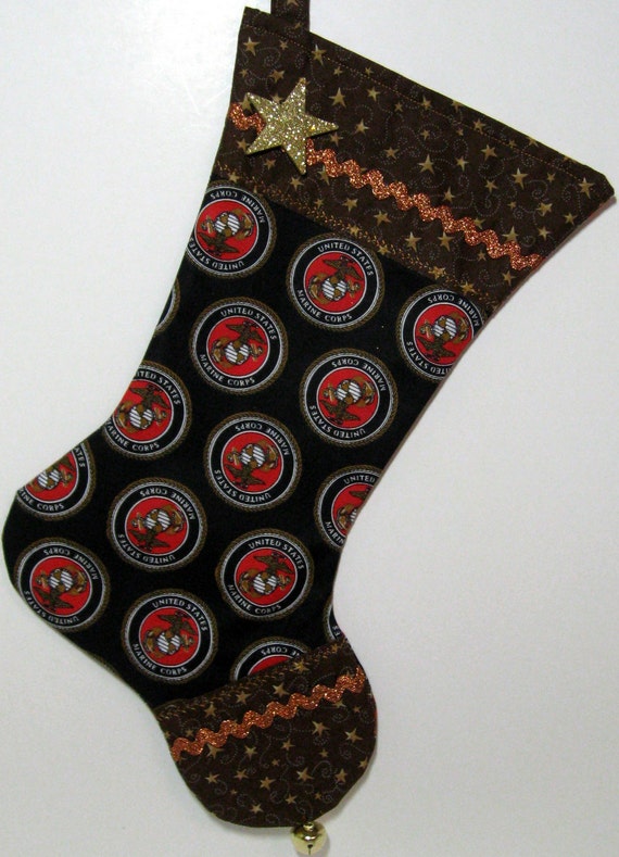 us marine corp christmas stocking usmc gift us marine corp christmas stocking usmc gift