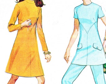 1960s Dress Pattern Simplicity 7255 Mod by NeenerbeenerKnits