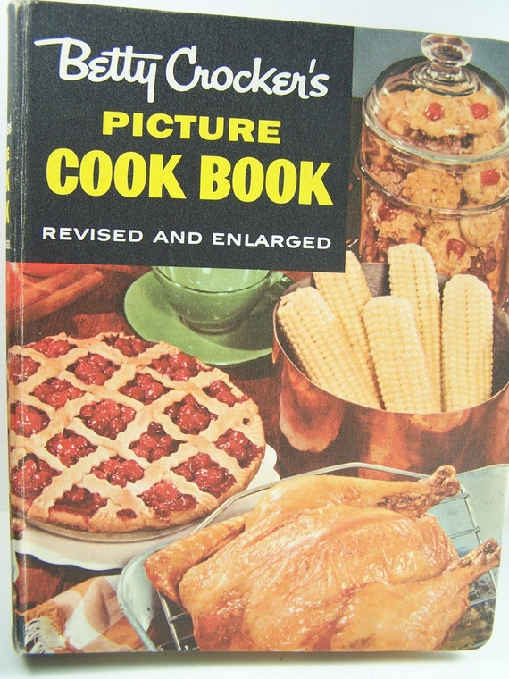 Vintage Betty Crocker Cookbook Picture Cookbook by WitsEndDesign