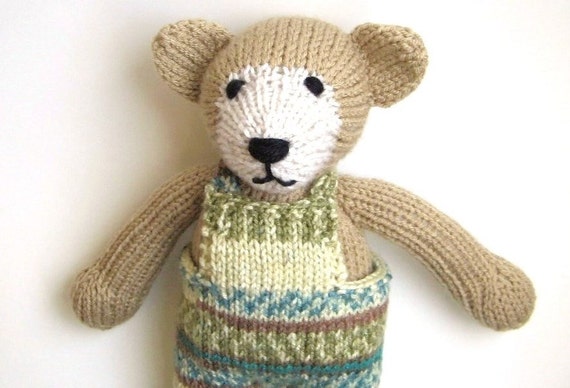 knitted stuffed animal