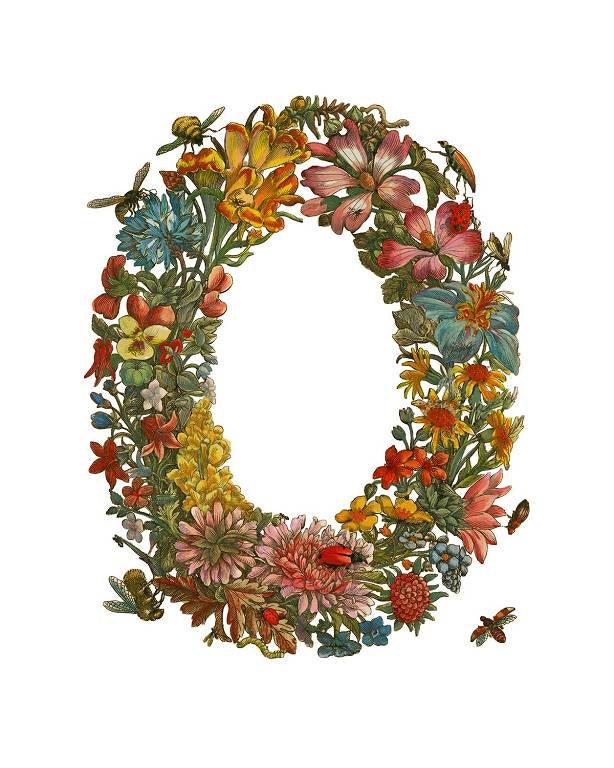 Digital PNG File Floral Wreath Blue Pink Red Yellow Delicate