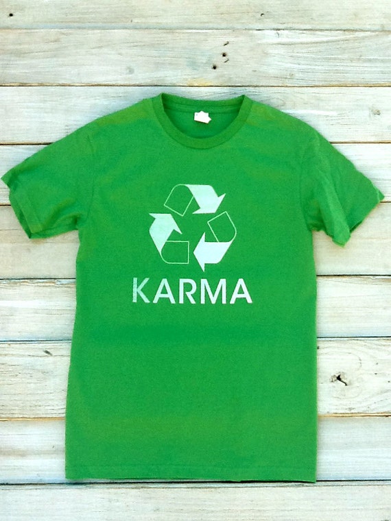 Unisex Medium Recycle Karma TShirt Tee CC