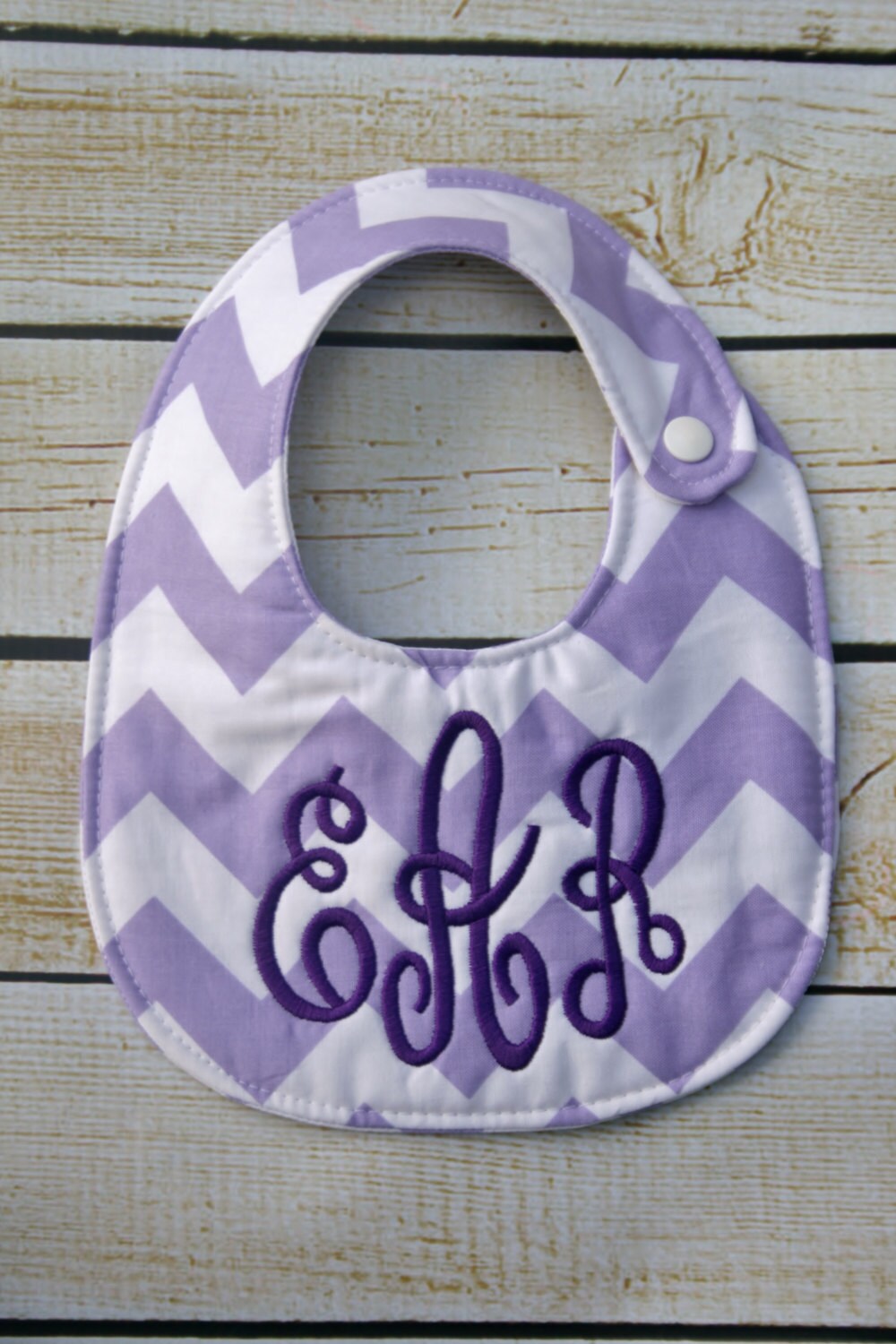 Personalized bib Monogrammed bib Baby shower gift