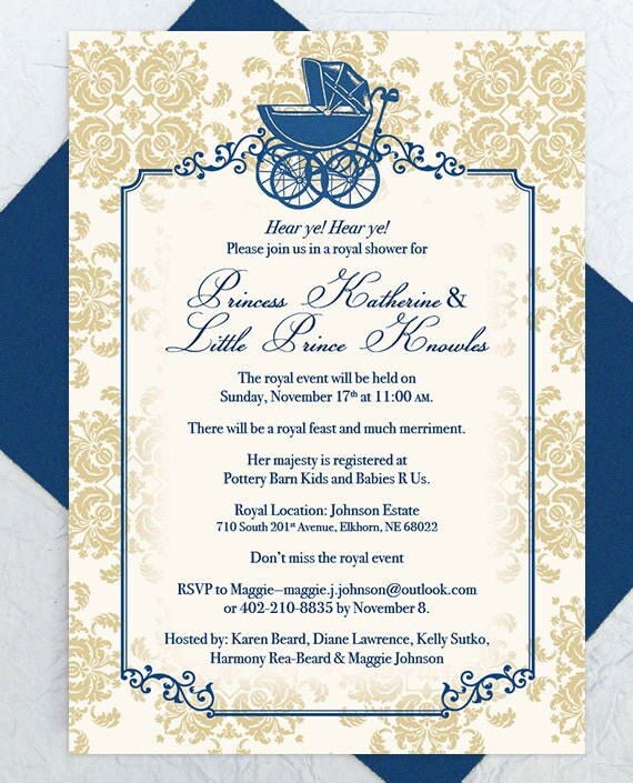 Royal Baby Shower Invitations 6