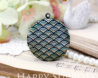 New Technology - 1pcs 33mm (PL-33-482) Handmade Antique Bronze Brass Photo Locket Pendant / Charm