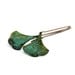 Small Ginkgo Earrings, Ginkgo Leaf, Verdigris Patina, Leaf Earrings, Aged Patina, Ginkgo Earring, Green Rustic Leaf, Verdigris Jewelry