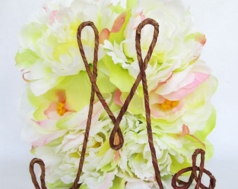 INITIAL Rustic Wedding Cake Topper, Monogram Cake Topper, Name Wedding Cake Topper, Rustic Wedding Decoration, Rustic Wedding Centerpiece